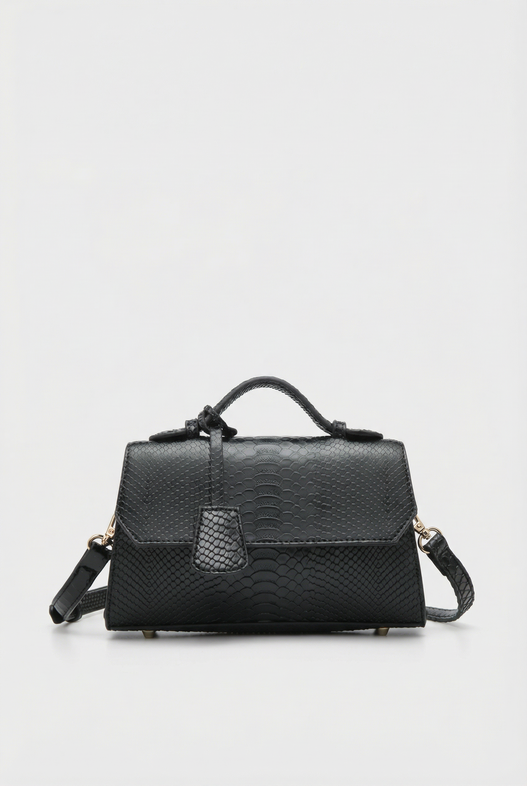 Windsor Structured Mini Satchel - Black