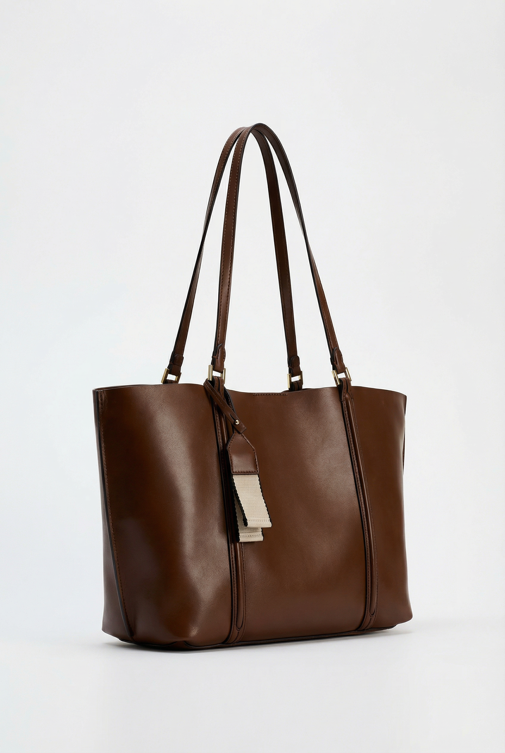 Oxford Large Capacity Work Tote - Brown