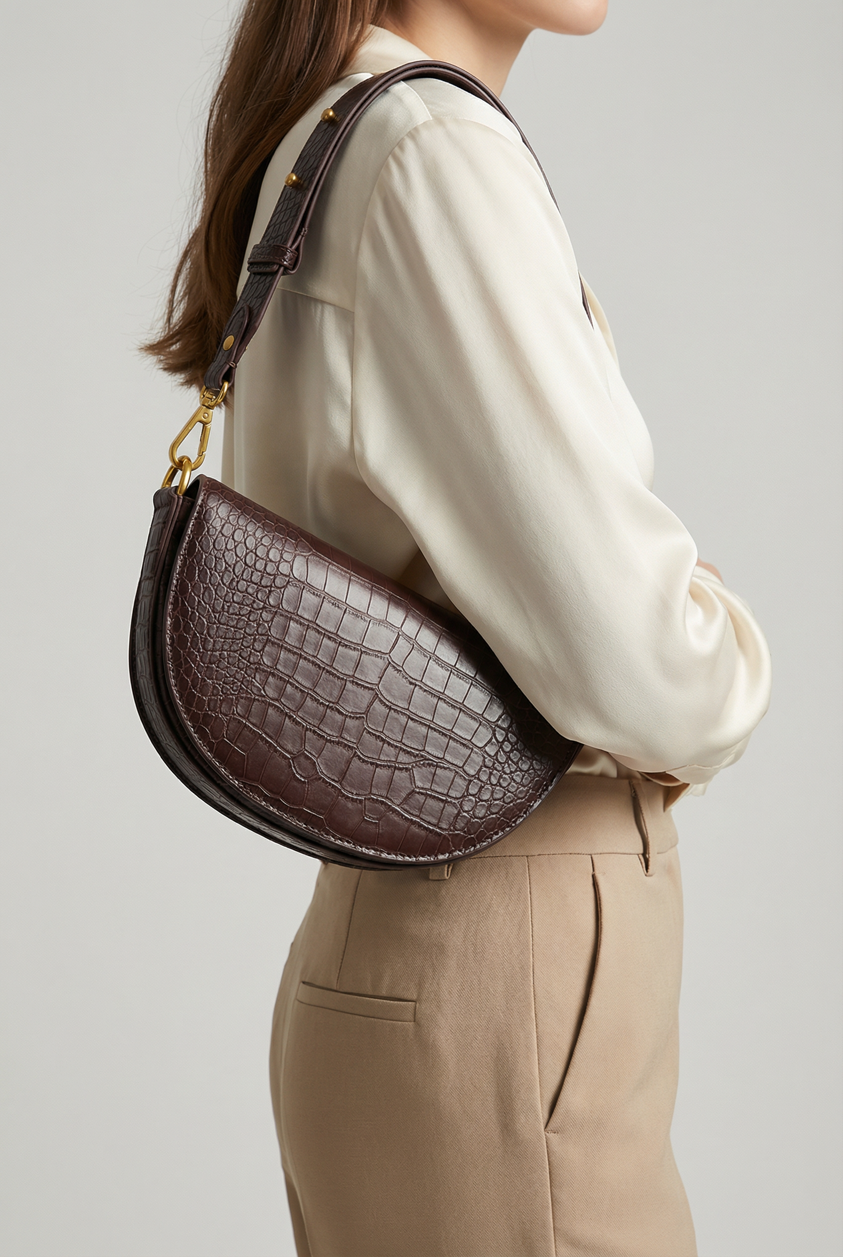 Kensington Saddle Bag - Mocha