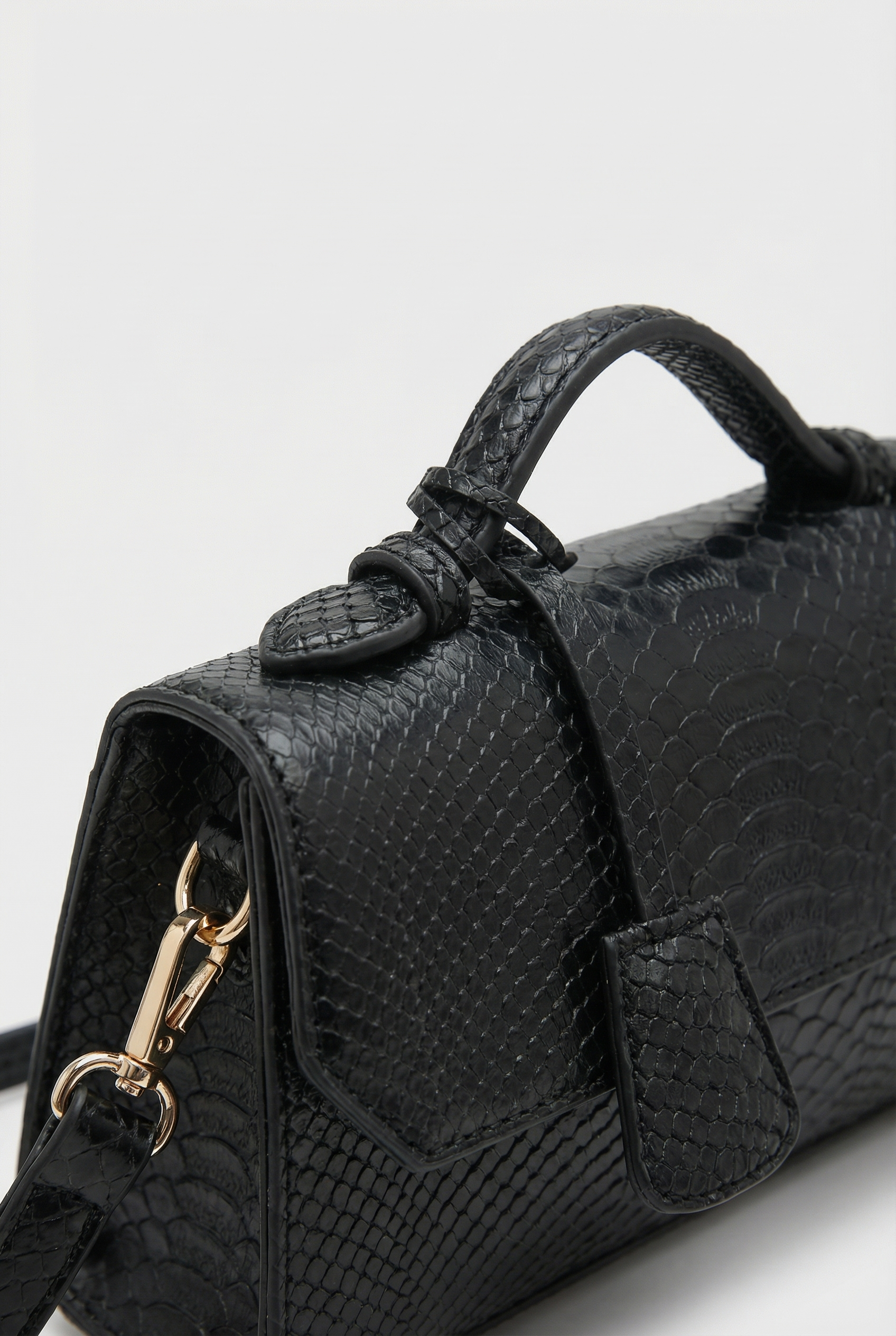 Windsor Structured Mini Satchel - Black