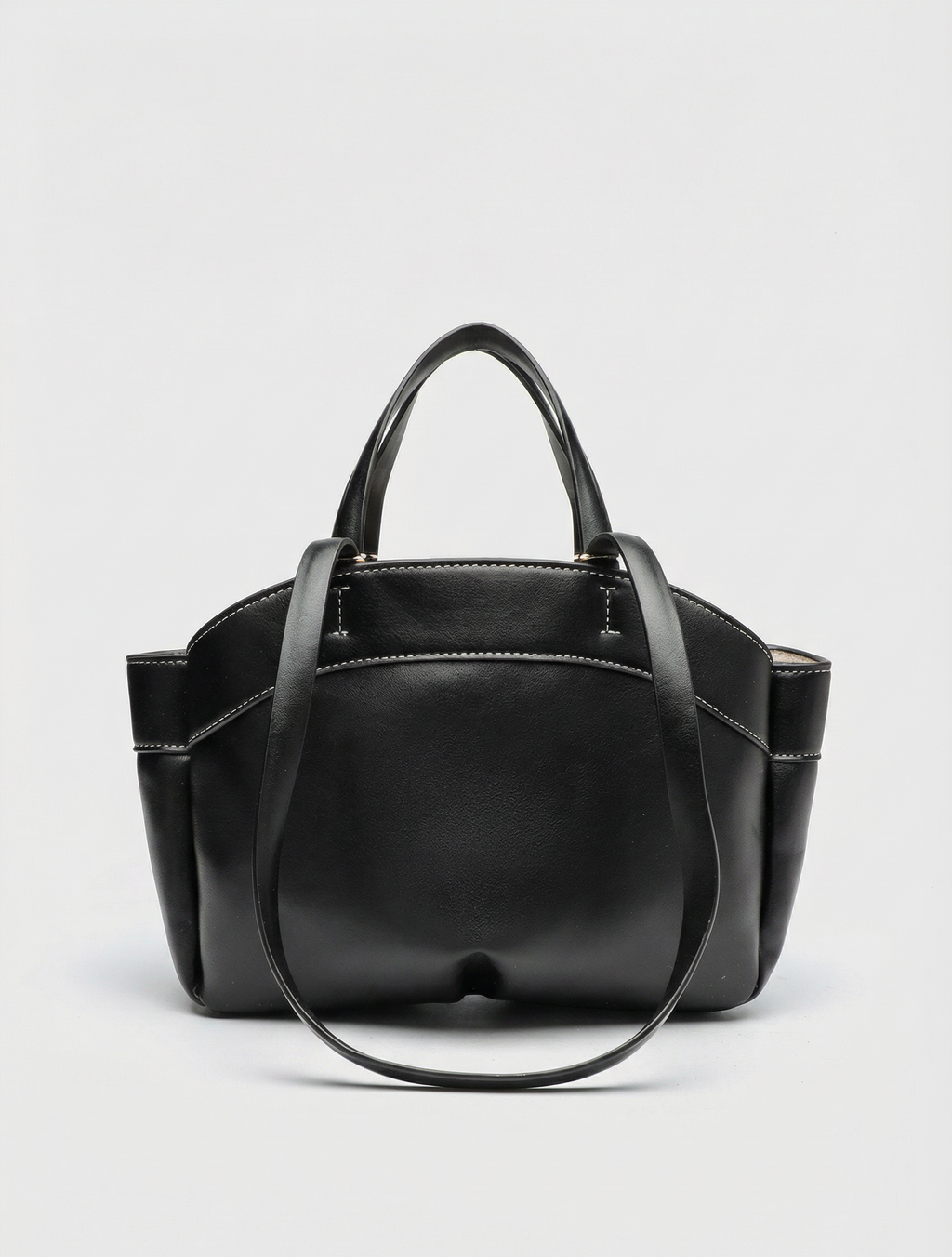 Hampton Canvas & Leather Weekender Tote - Black