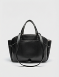 Hampton Canvas & Leather Weekender Tote - Black