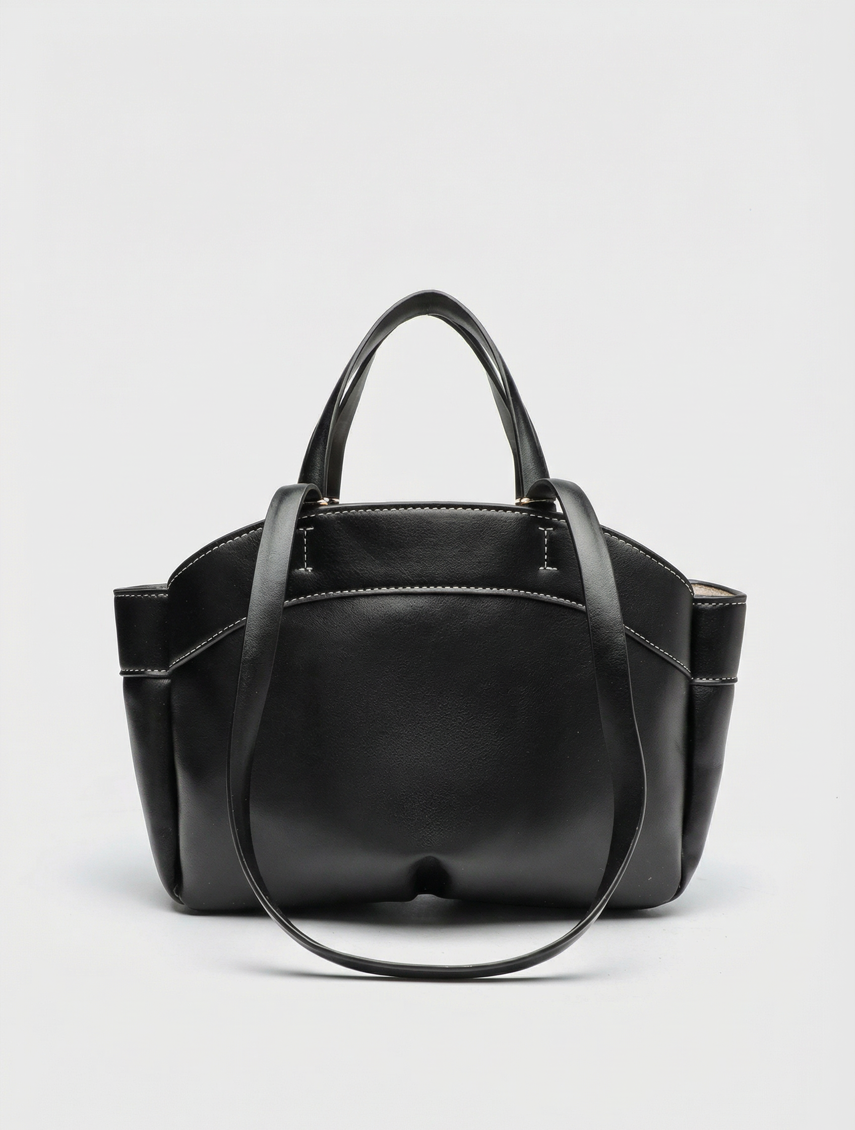 Hampton Canvas & Leather Weekender Tote - Black