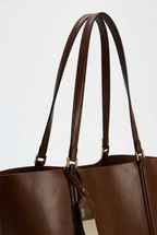 Oxford Large Capacity Work Tote - Brown