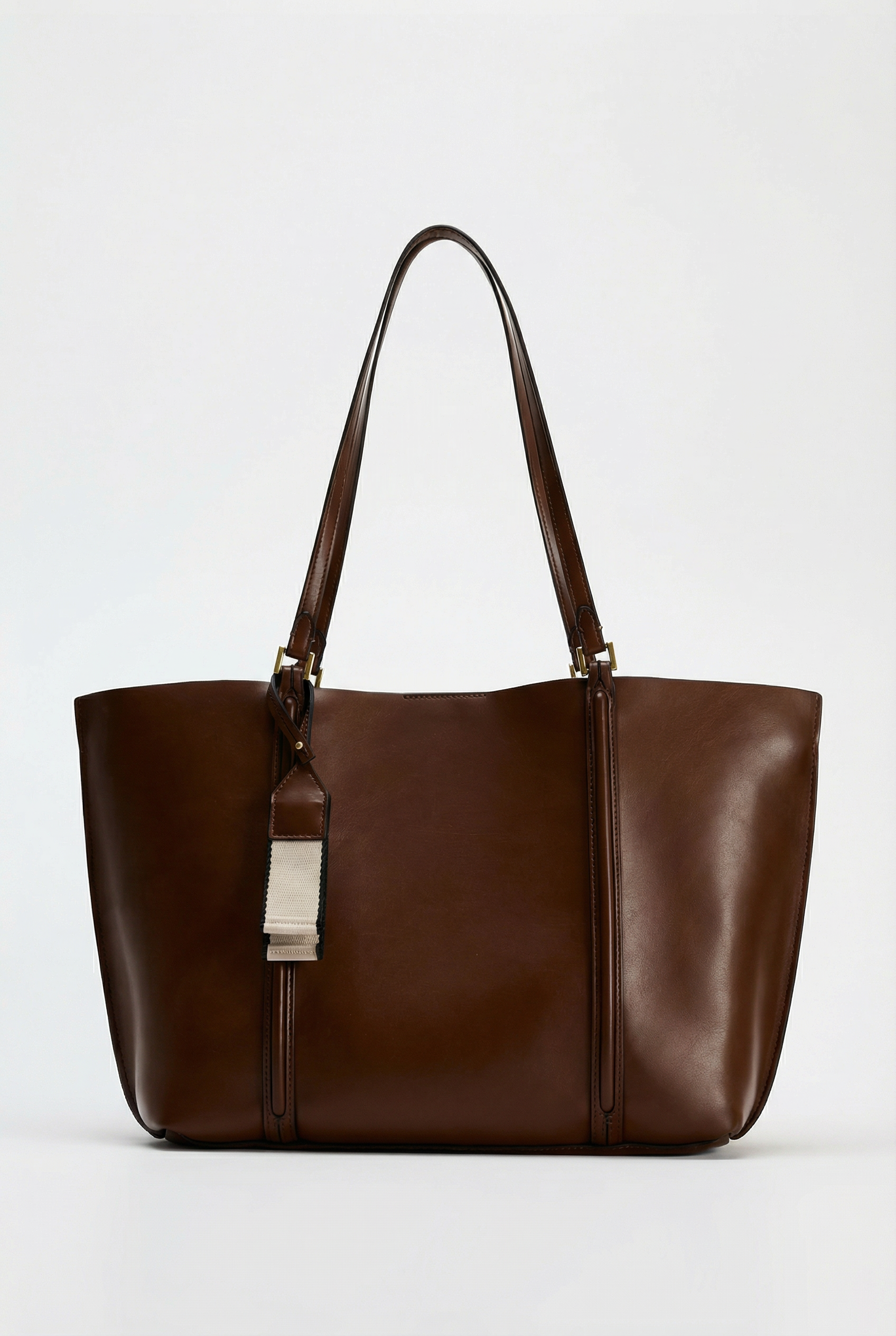 Oxford Large Capacity Work Tote - Brown
