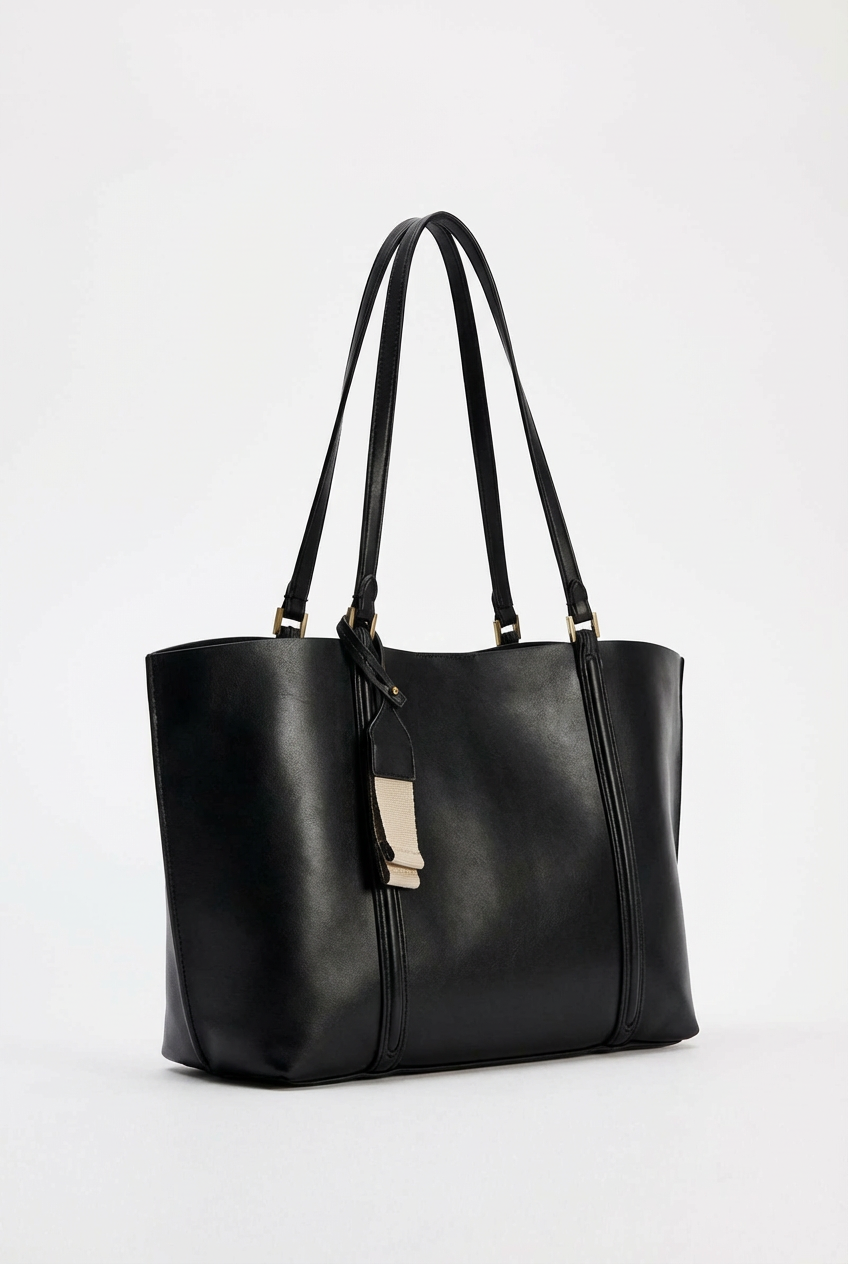 Oxford Large Capacity Work Tote - Black