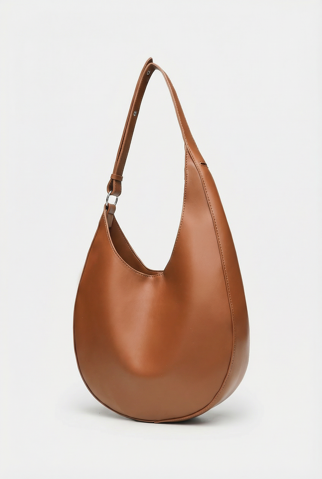Luna Crescent Shoulder Bag - Brown