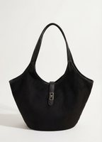 Aspen Frosted Vintage Tote - Black