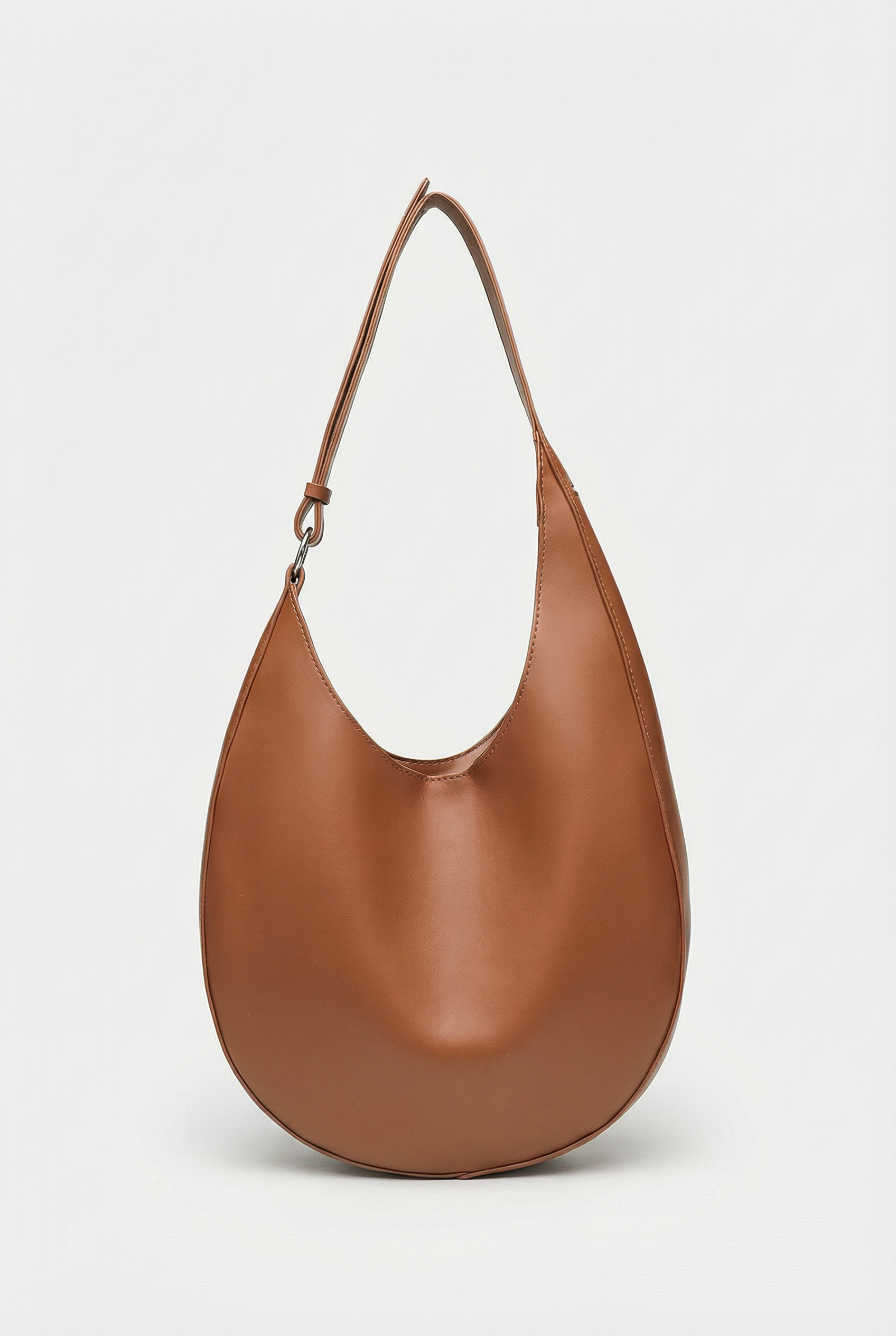 Luna Crescent Shoulder Bag - Brown