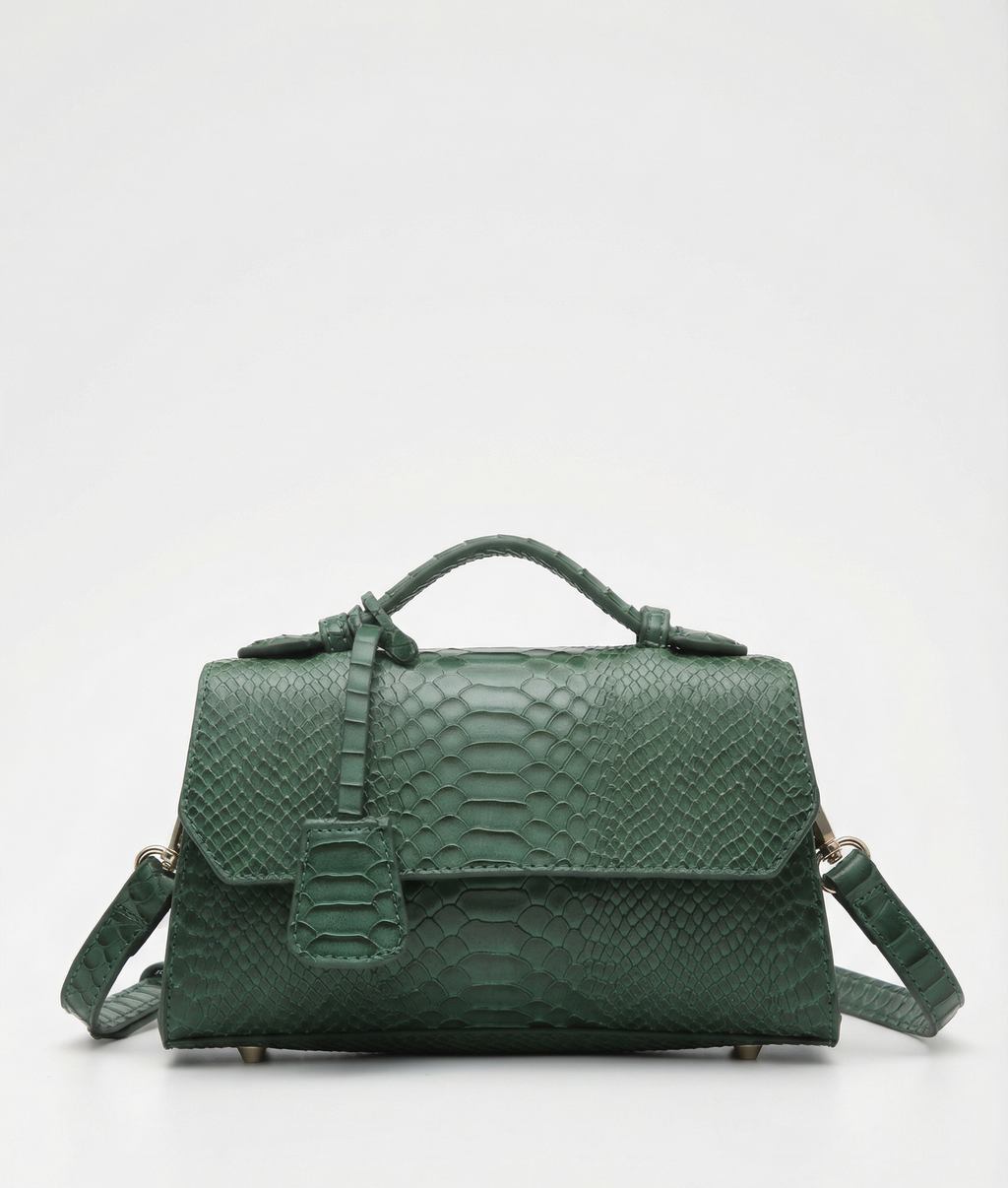 Windsor Structured Mini Satchel - Green