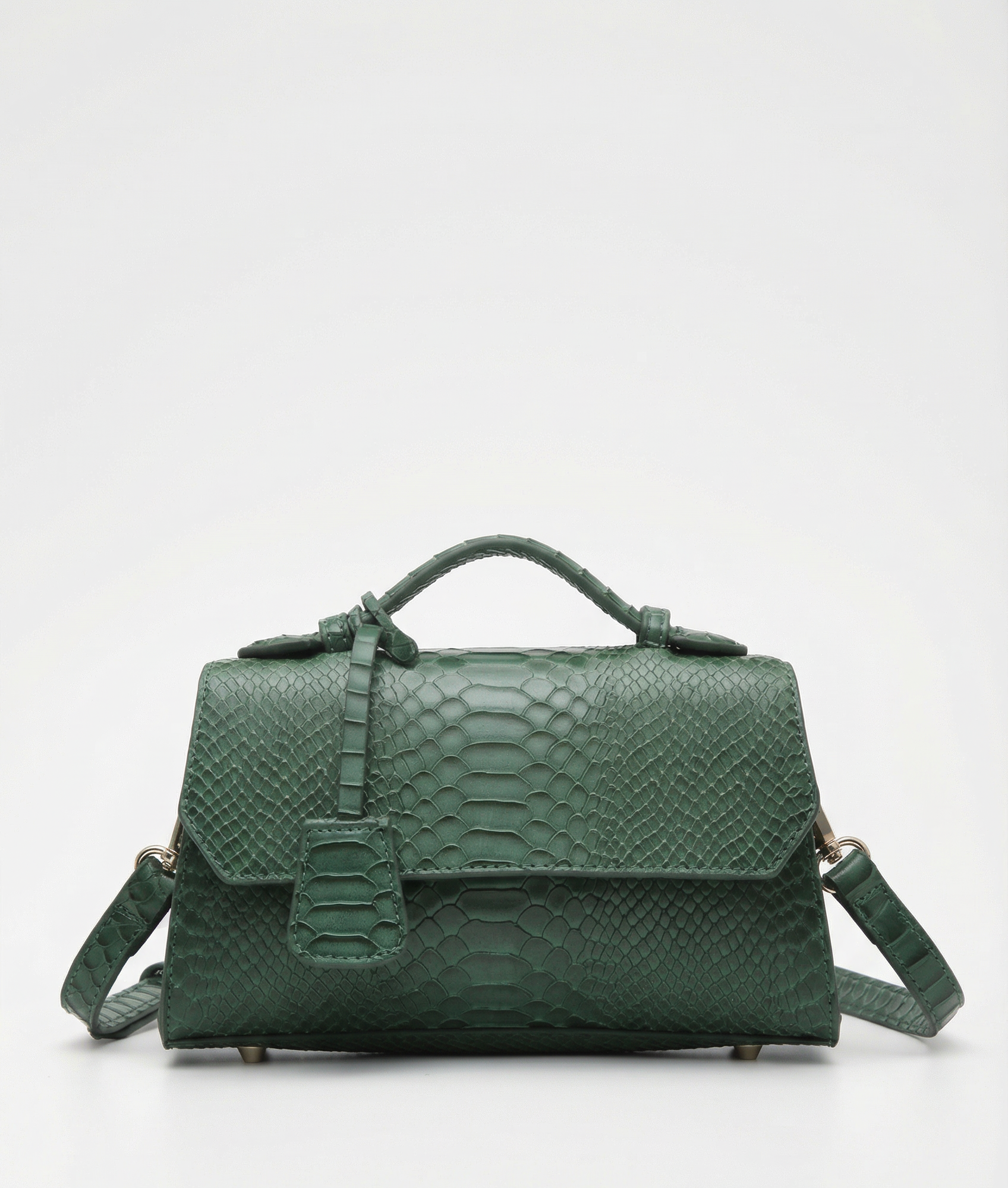 Windsor Structured Mini Satchel - Green