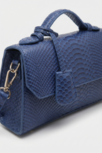 Windsor Structured Mini Satchel - Blue