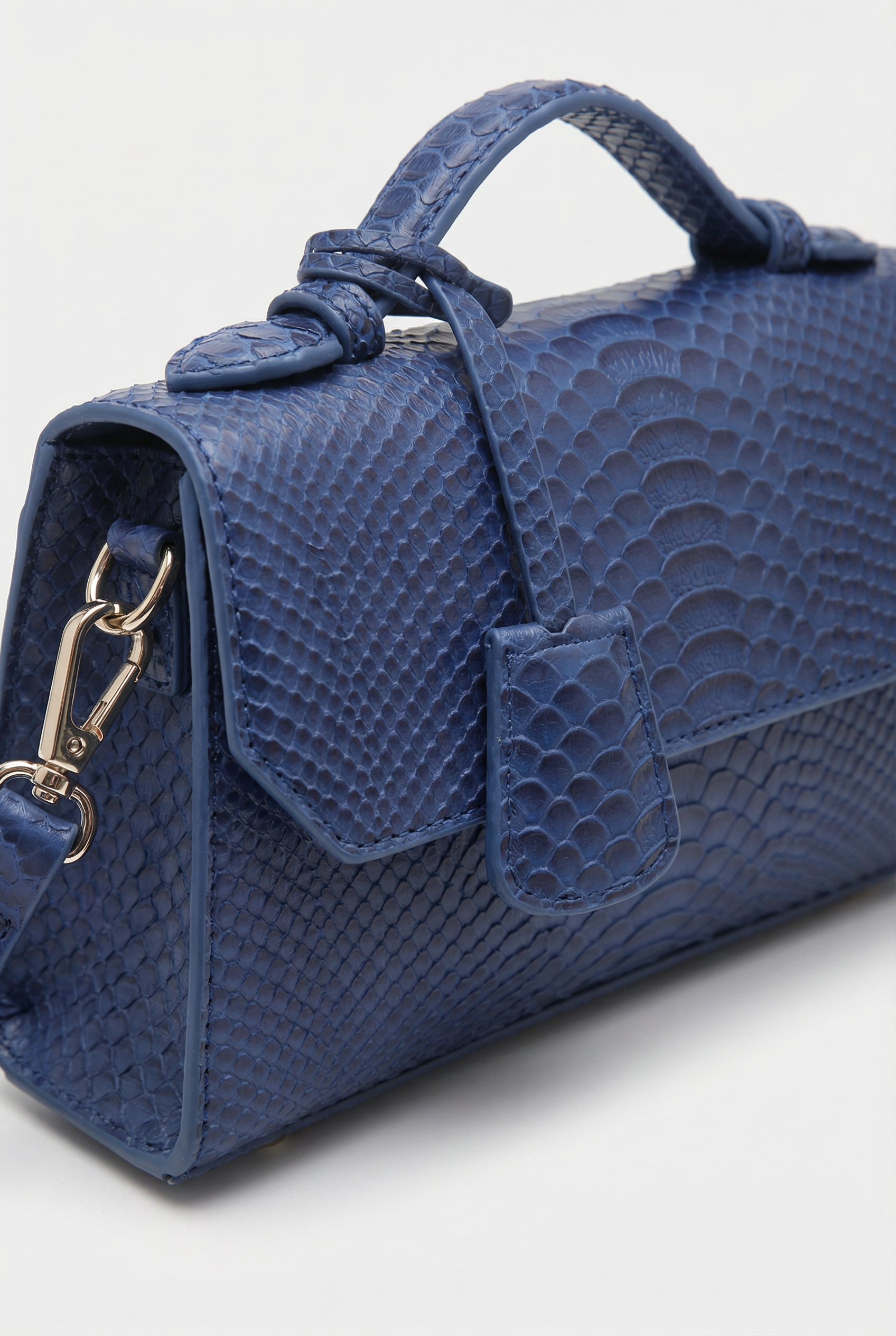 Windsor Structured Mini Satchel - Blue