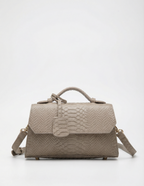 Windsor Structured Mini Satchel - Taupe