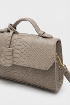 Windsor Structured Mini Satchel - Taupe