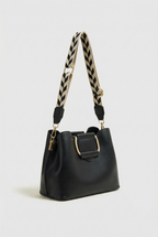 Camden Structured Bucket Bag - Black