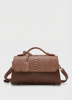 Windsor Structured Mini Satchel - Brown