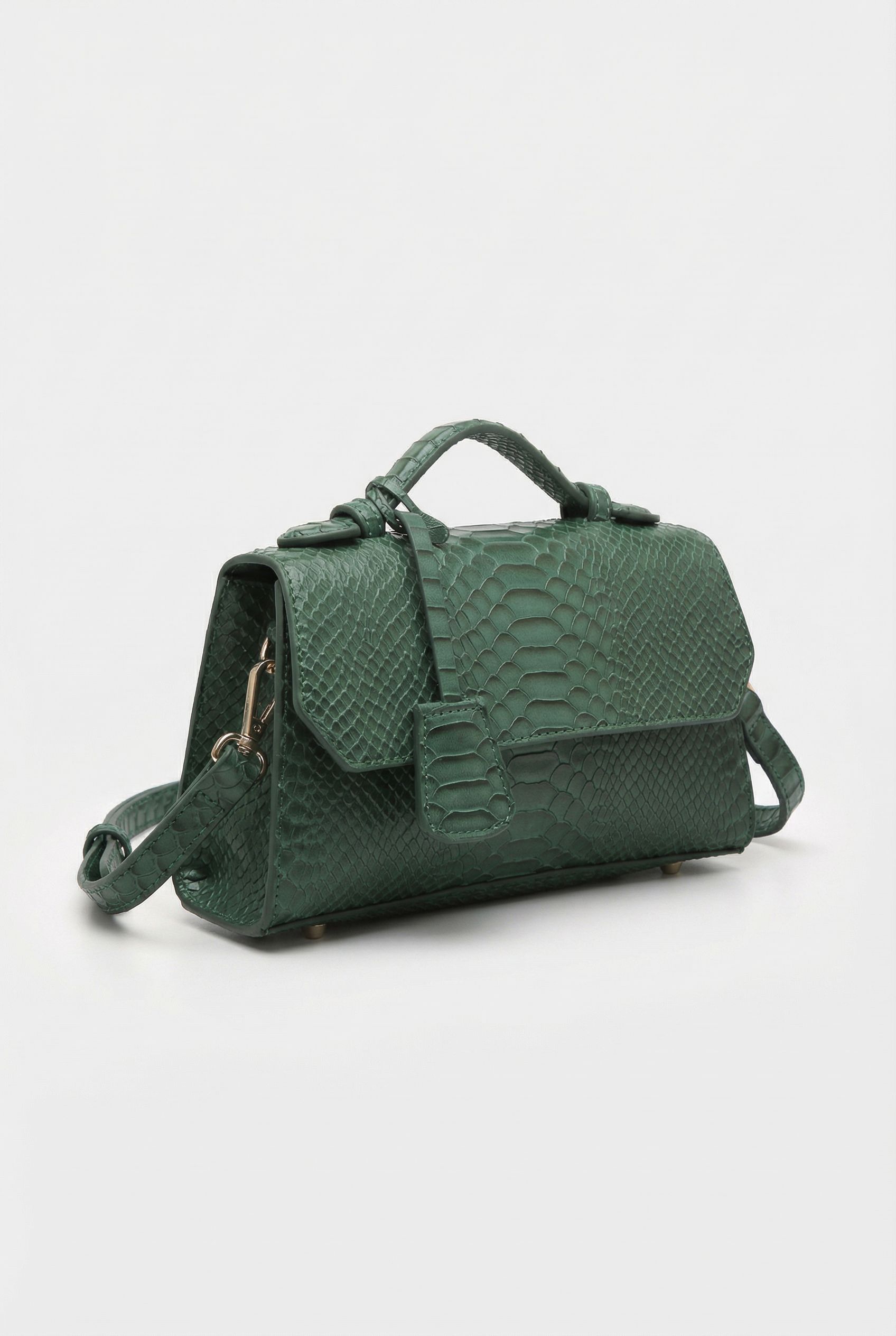 Windsor Structured Mini Satchel - Green