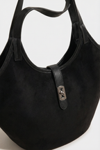 Aspen Frosted Vintage Tote - Black