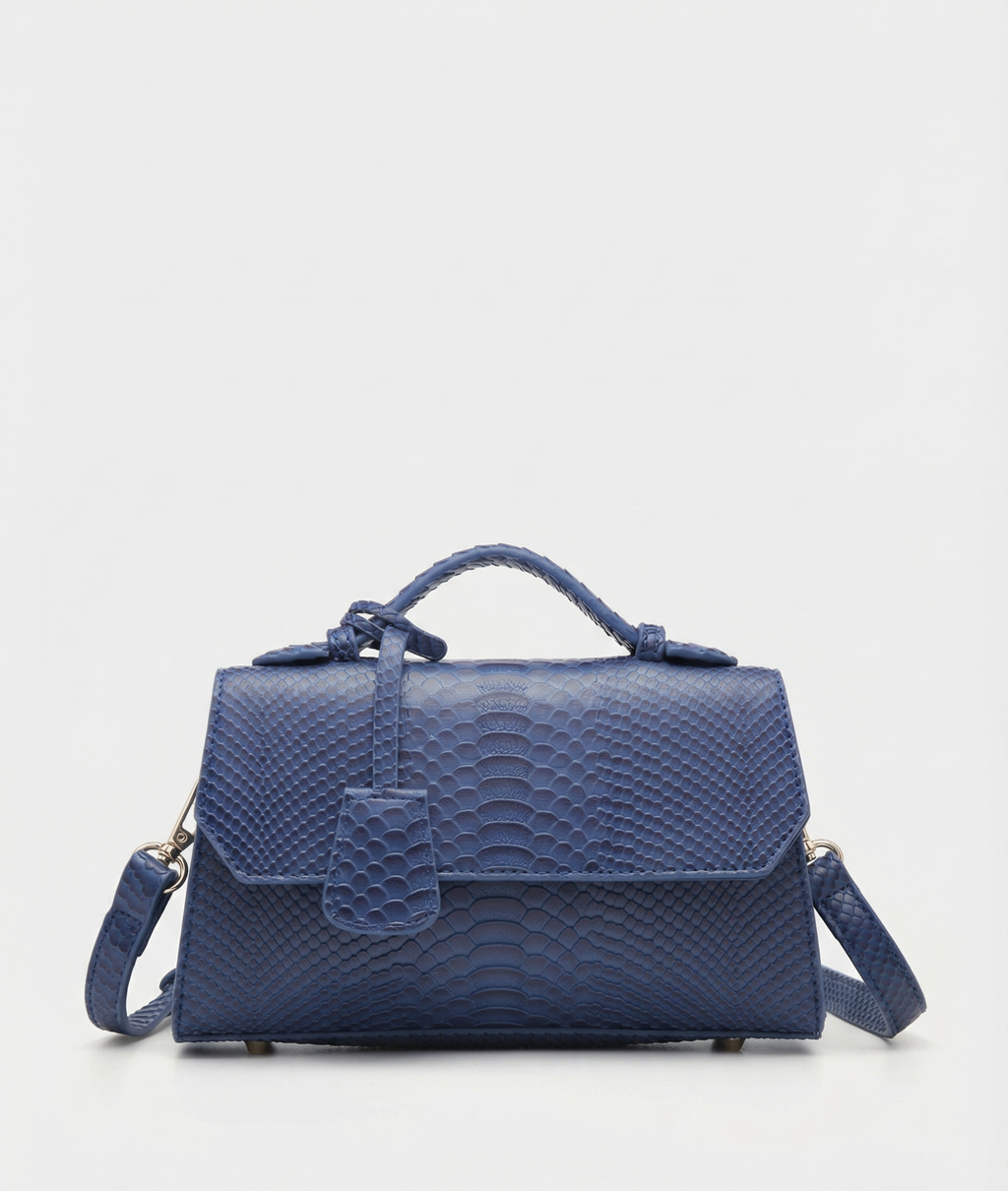 Windsor Structured Mini Satchel - Blue