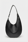 Luna Crescent Shoulder Bag - Black