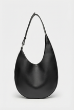 Luna Crescent Shoulder Bag - Black
