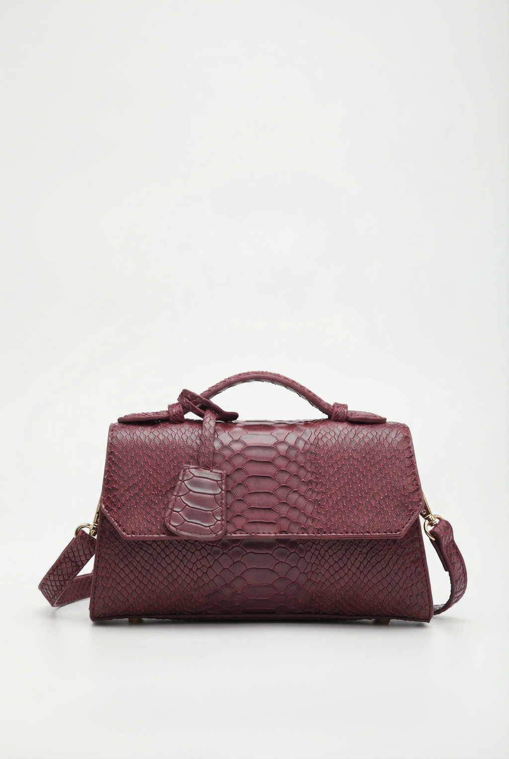 Windsor Structured Mini Satchel - Red