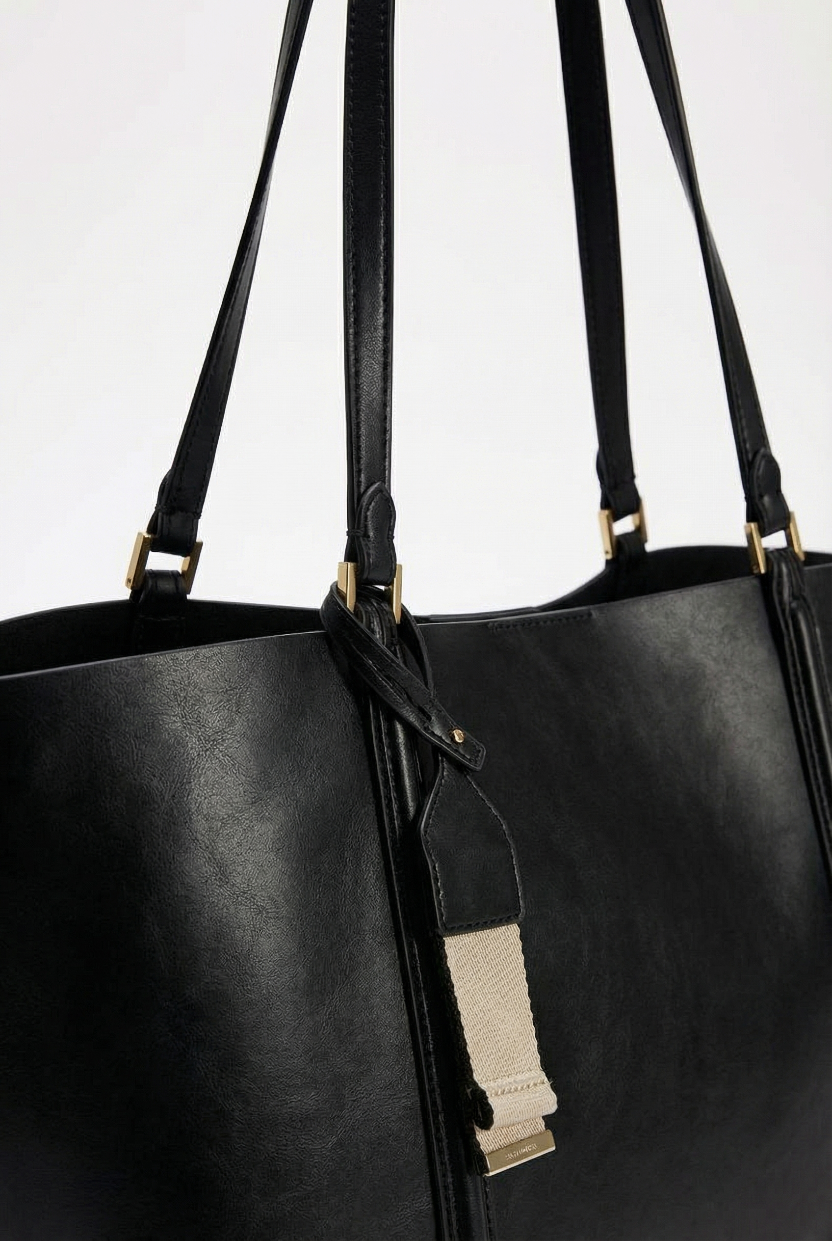 Oxford Large Capacity Work Tote - Black