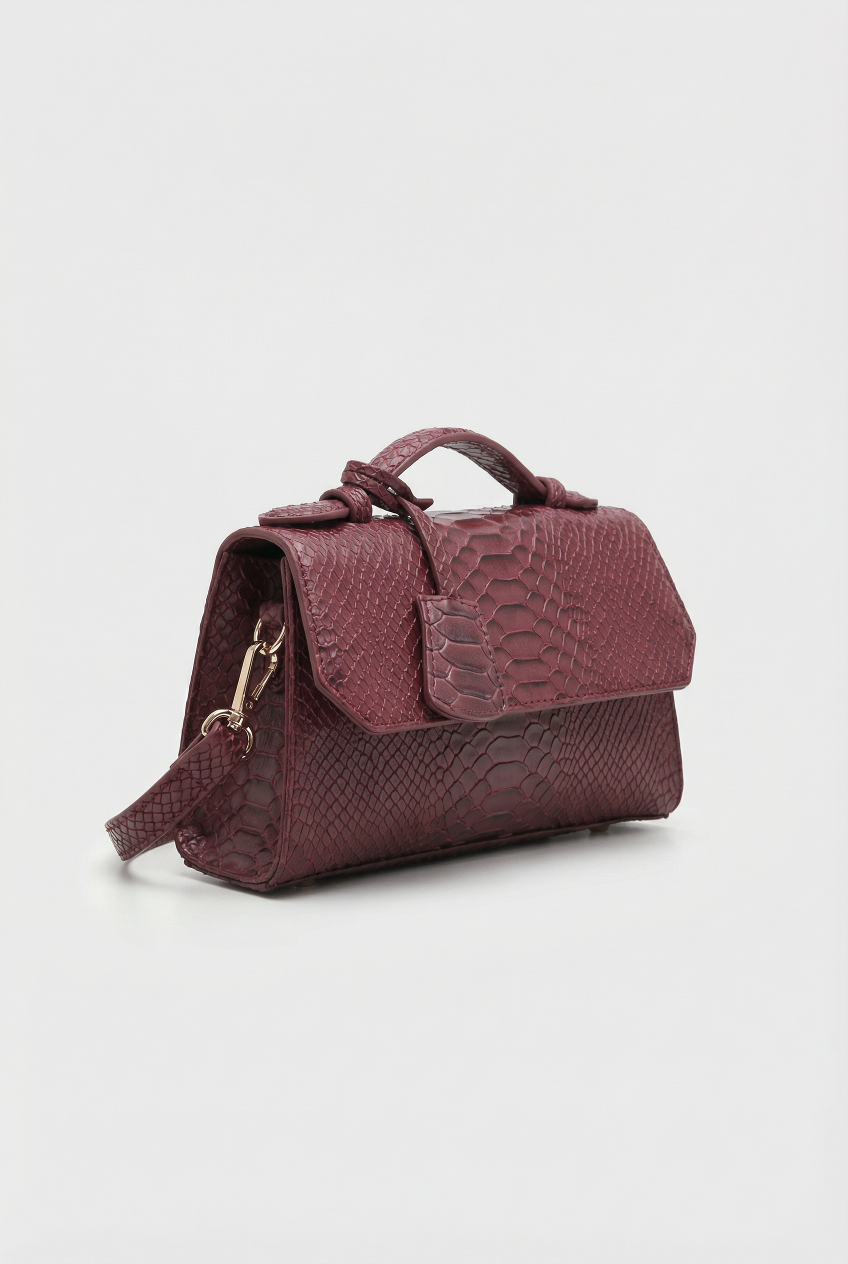 Windsor Structured Mini Satchel - Red