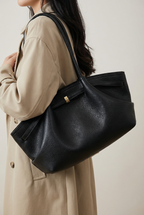 Victoria Vertical Commuter Bag - Black