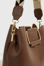 Camden Structured Bucket Bag - Brown