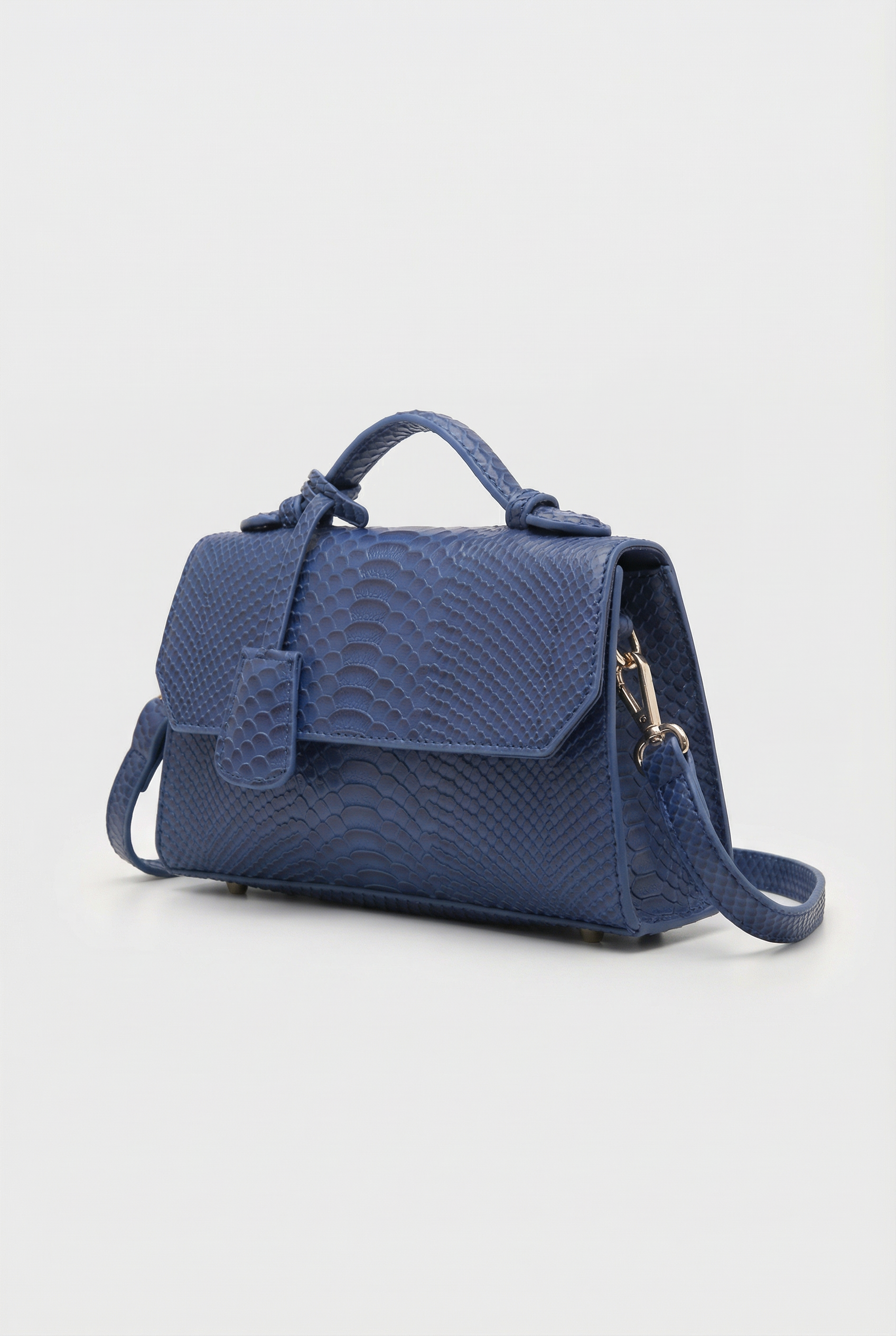 Windsor Structured Mini Satchel - Blue