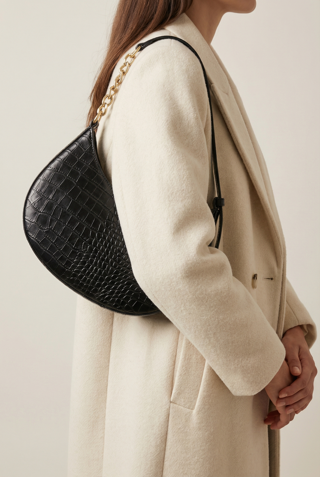 Chelsea 90s Shoulder Bag - Black