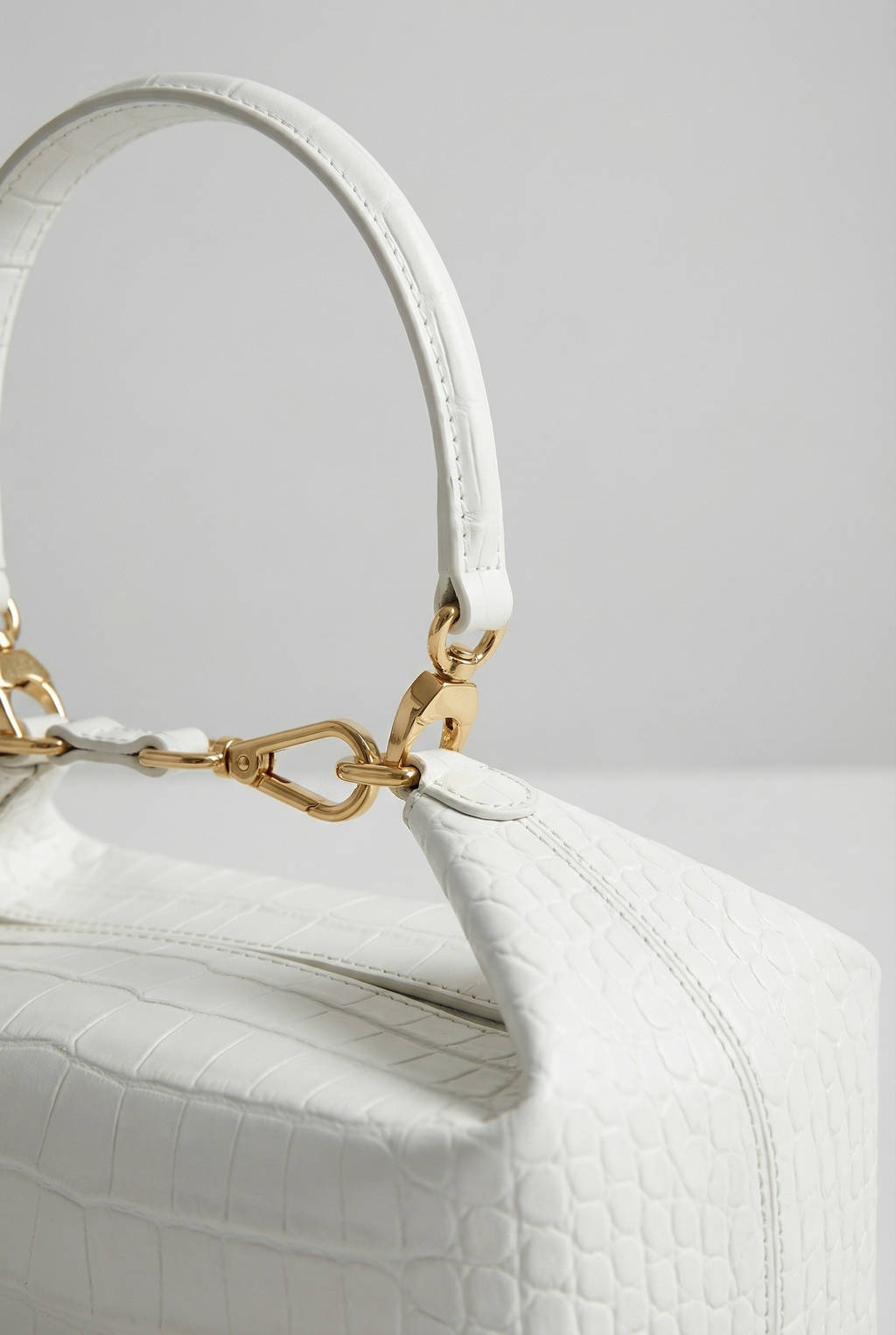 Mayfair Vintage Box Bag - White