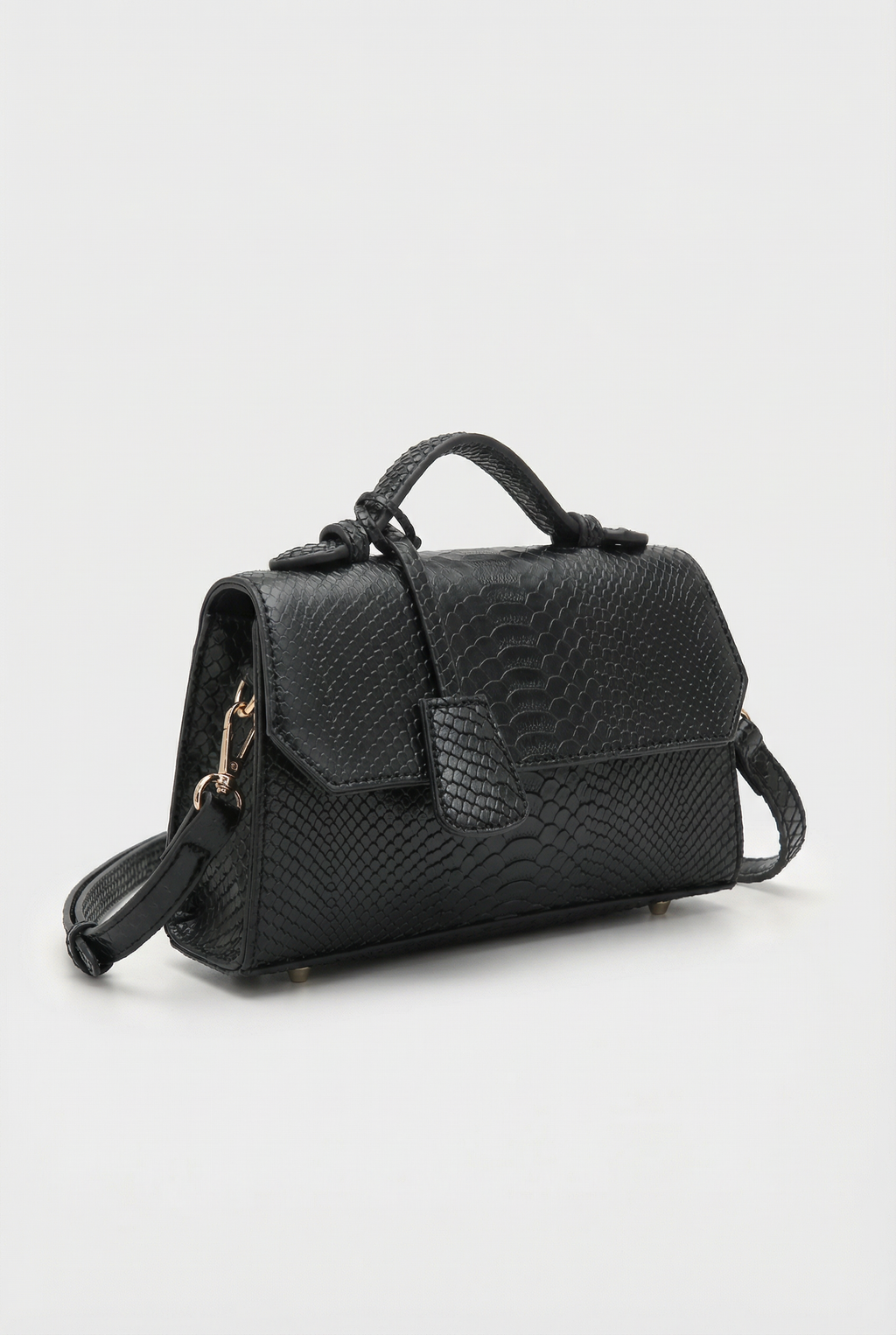 Windsor Structured Mini Satchel - Black