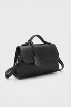 Windsor Structured Mini Satchel - Black