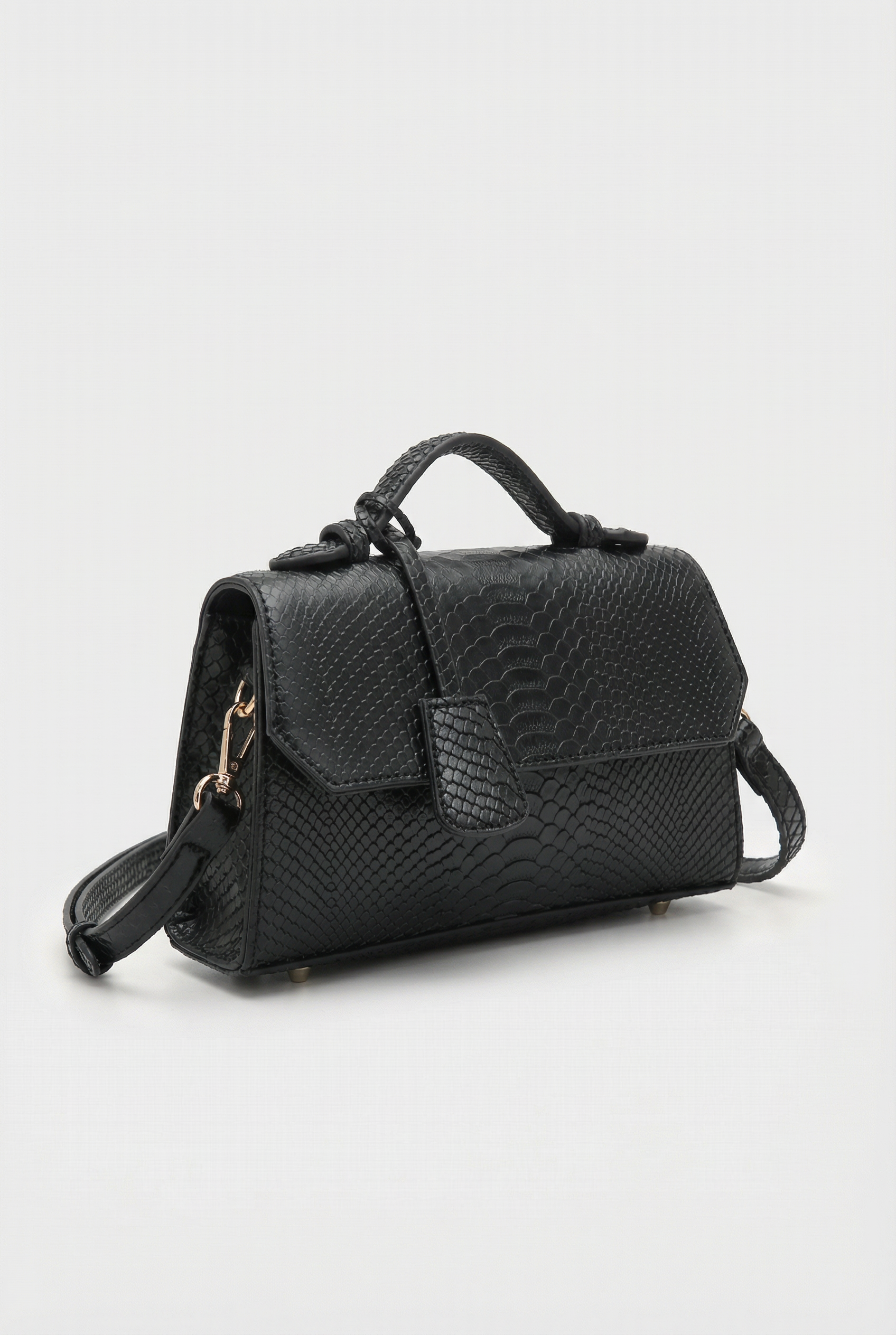 Windsor Structured Mini Satchel - Black