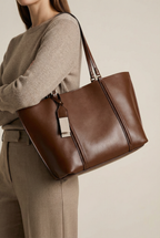 Oxford Large Capacity Work Tote - Brown