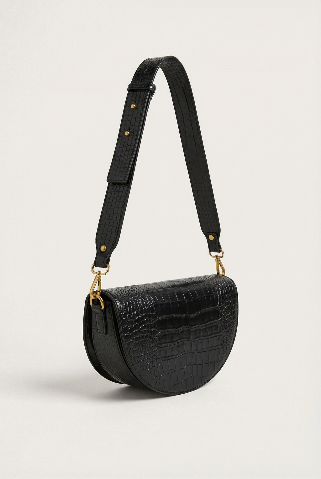 Kensington Saddle Bag - Black