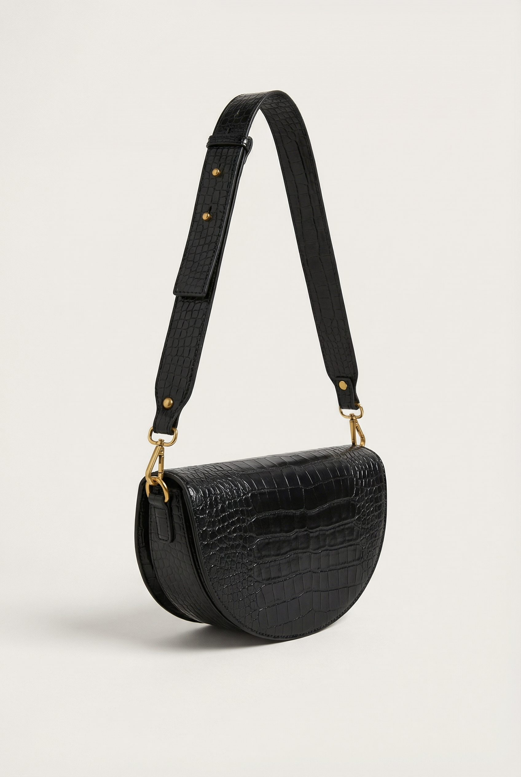 Kensington Saddle Bag - Black